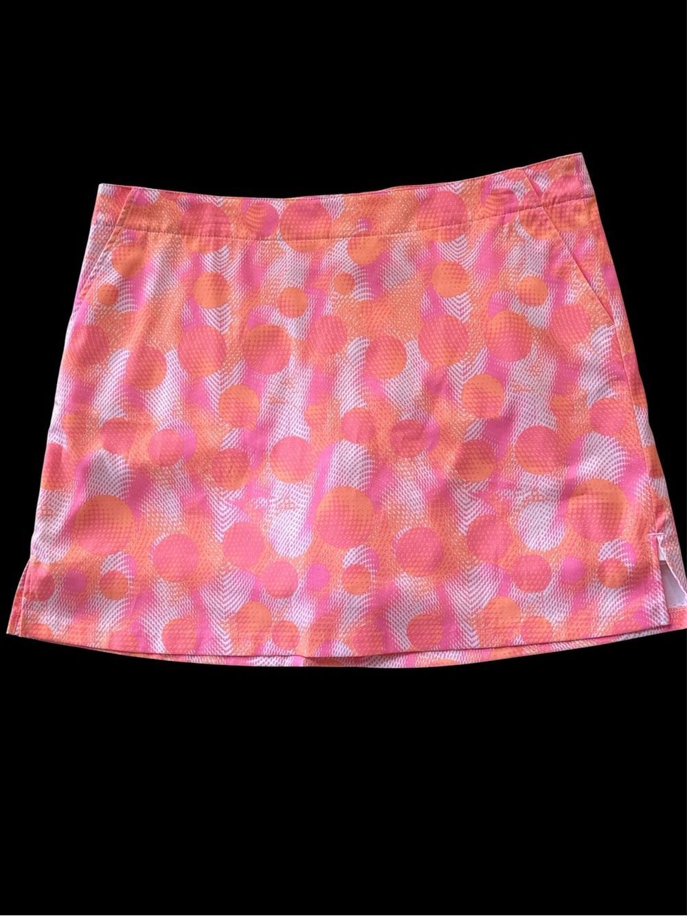 Lady Hagen Pink & Orange Printed Golf Skort!